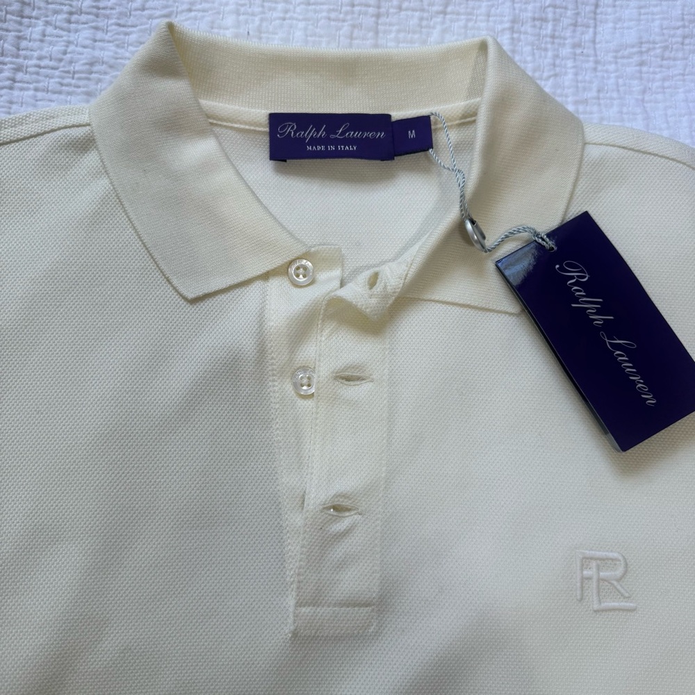 Ralph Lauren off white Short-Sleeve Polo - Picture 5 of 9